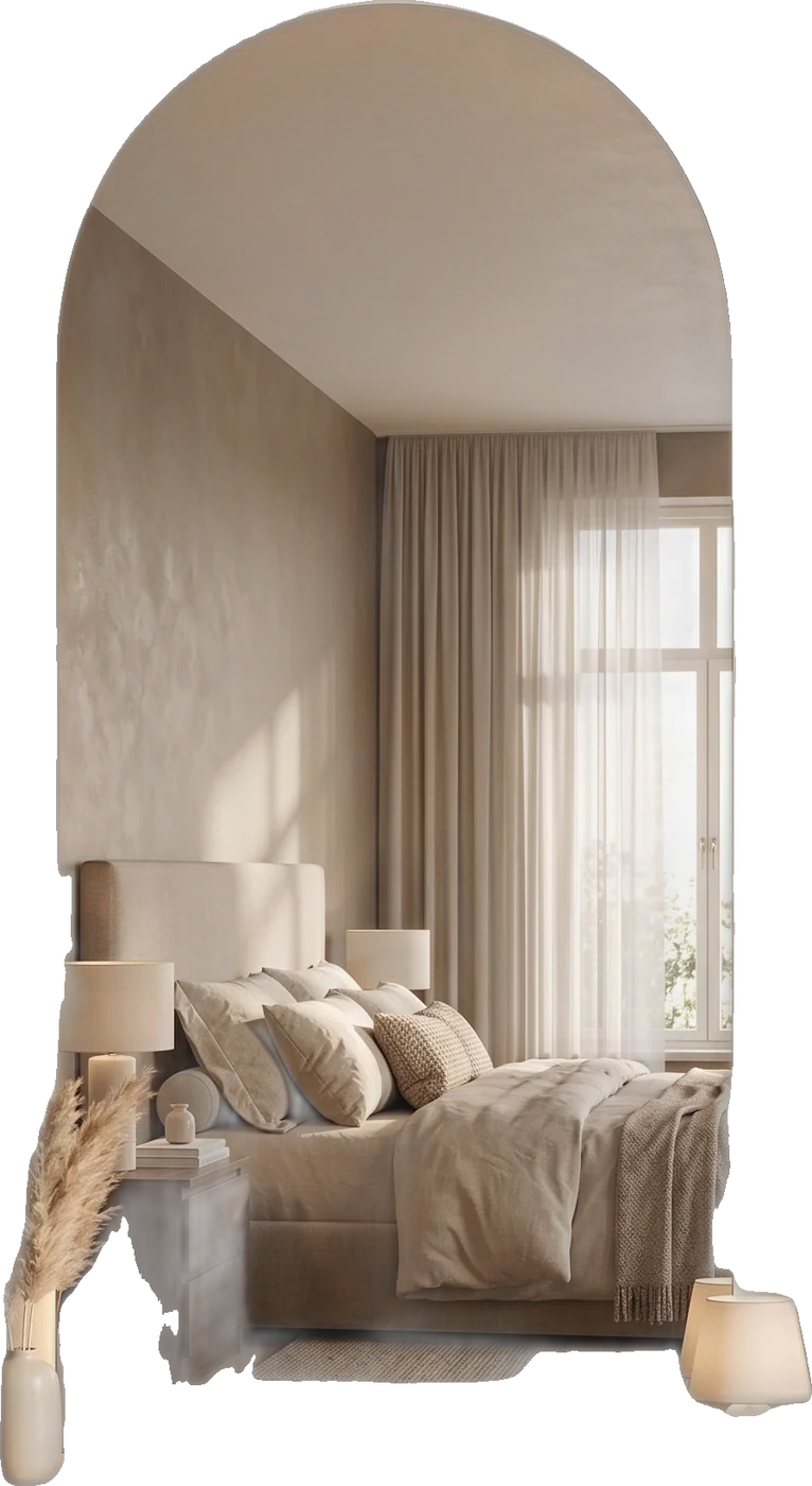 Espejo LED REFLEKTUM instalado en vestidor